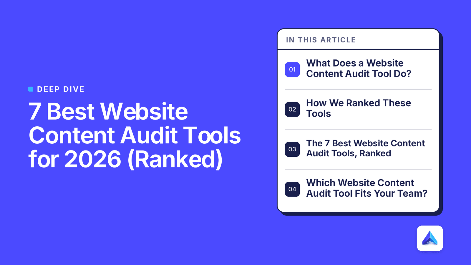 Cover image for 7 Best Website Content Audit Tools for 2026 (Ranked)