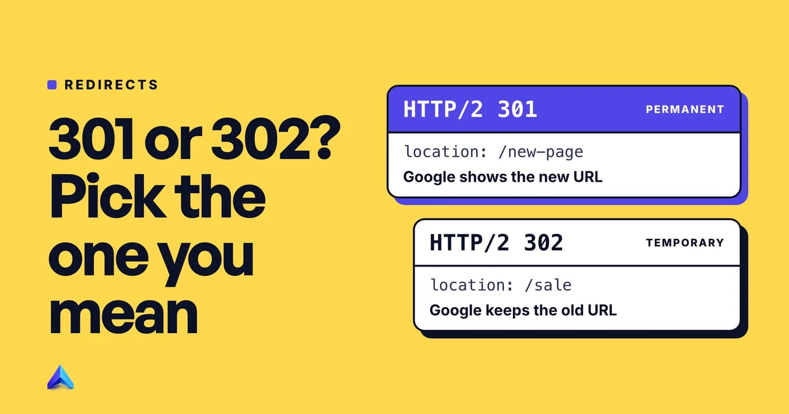Cover image for 301 vs 302 Redirect: Which One to Use, and When