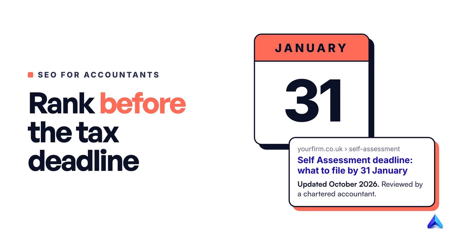 Cover image for SEO for Accountants: Rank Before the Tax Deadline