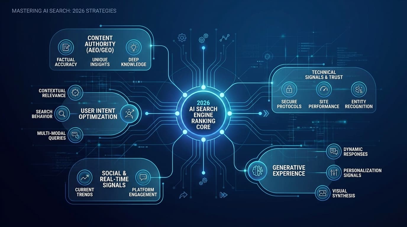 AI Search Engine Ranking Factors 2026 illustration