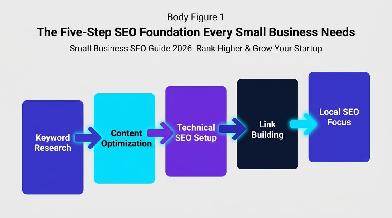 The Five-Step SEO Foundation Every Small Business Needs illustration
